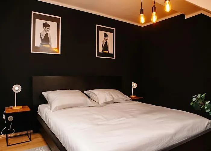 Modern & Black - - Netflix - Wifi - 4 Person Appartamento *